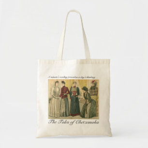 Bolsa Tote Placa de forma do Victorian