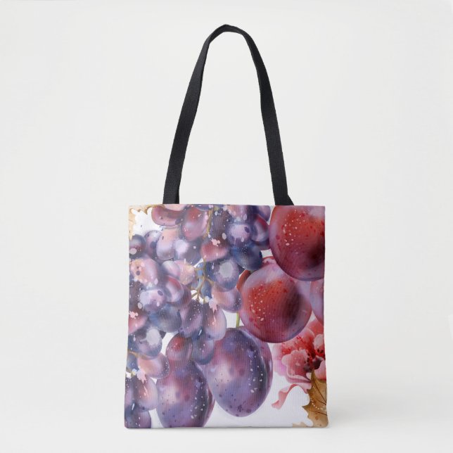 Bolsa Tote Placa de Outono de Vintage Graphics (Frente)