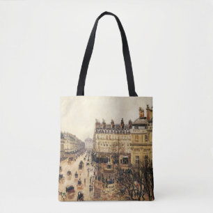 Bolsa Tote Place du Théâtre Français, Paris Chuva de Pissarro