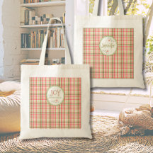 Plaid Rosa e Verde Alegria em Cada Capítulo Person