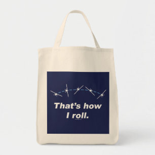Bolsa Tote Plane como eu rolo
