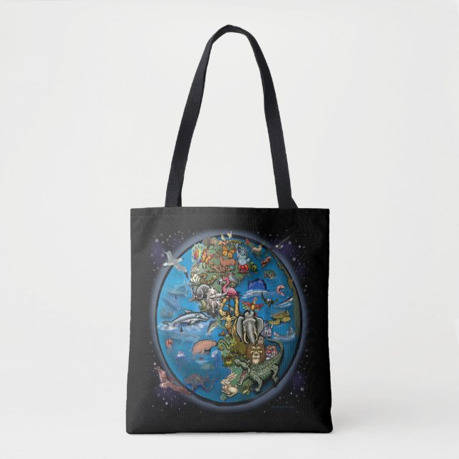 Bolsa Tote PLanet animal (Frente)