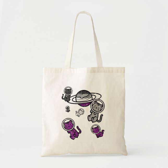 Bolsa Tote Planeta Ace Orgulho Ace Asexual Gbt (Frente)