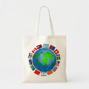 Bolsa Tote Planeta da bandeira