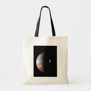 Bolsa Tote Planeta Gás Júpiter e Lua Galileu
