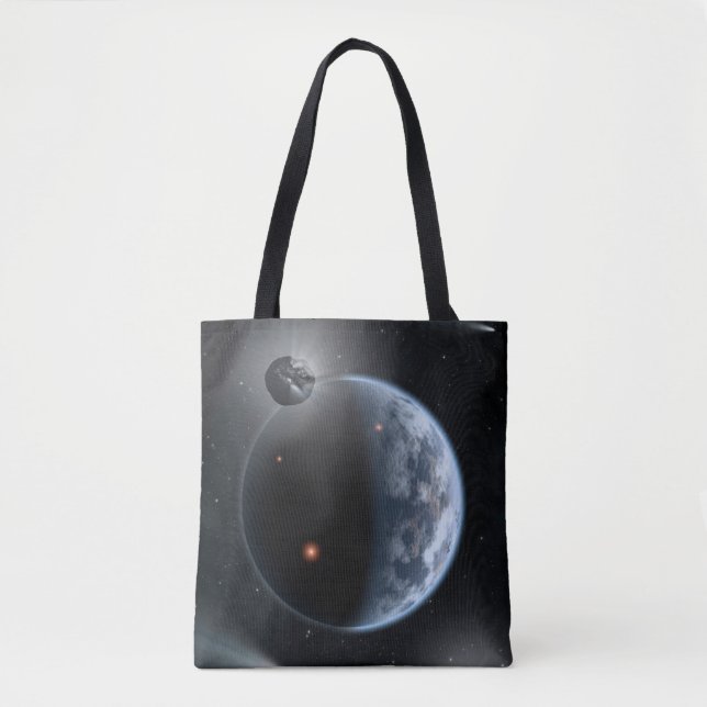 Bolsa Tote Planeta Semelhante À Terra Com Oceanos Revendo Sua (Frente)