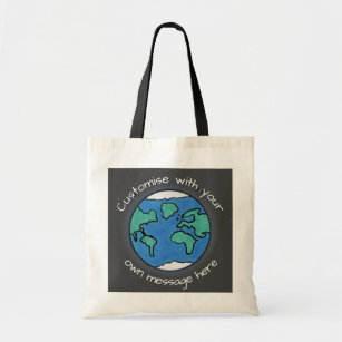 Bolsa Tote Planeta Terra Personalizado