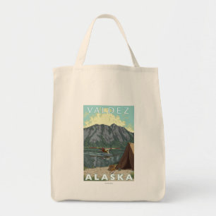 Bolsa Tote Plano de Bush & pesca - Valdez, Alaska