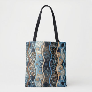 Bolsa Tote Plano de fundo de textura uniforme do ornamentado.
