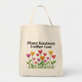 Bolsa Tote Plant Kindness Gather Love Valentine Mother's Day 