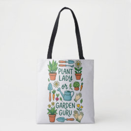 Bolsa Tote Plant Lady Garden Guru Design