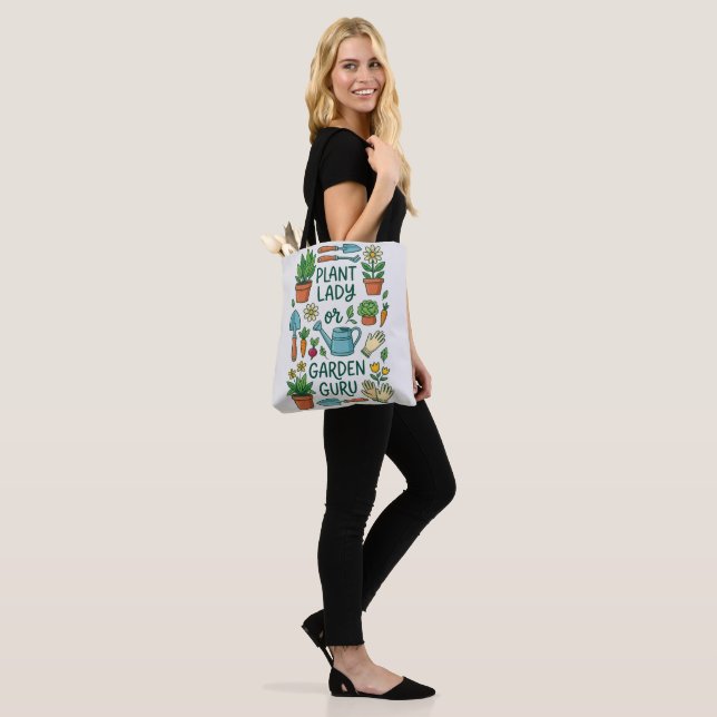 Bolsa Tote Plant Lady Garden Guru Design (No(a) Modelo)