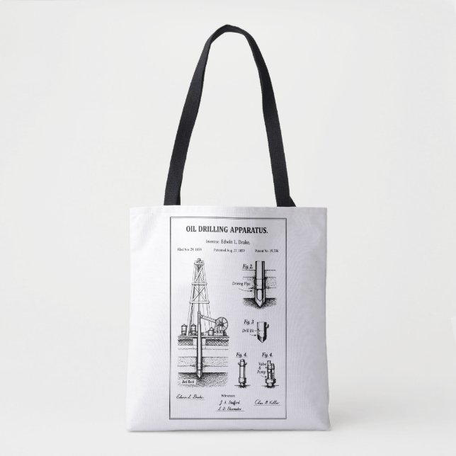 Bolsa Tote planta de perfuração de petróleo (Frente)