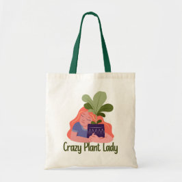 Bolsa Tote Planta Louca Lady Tote Bag