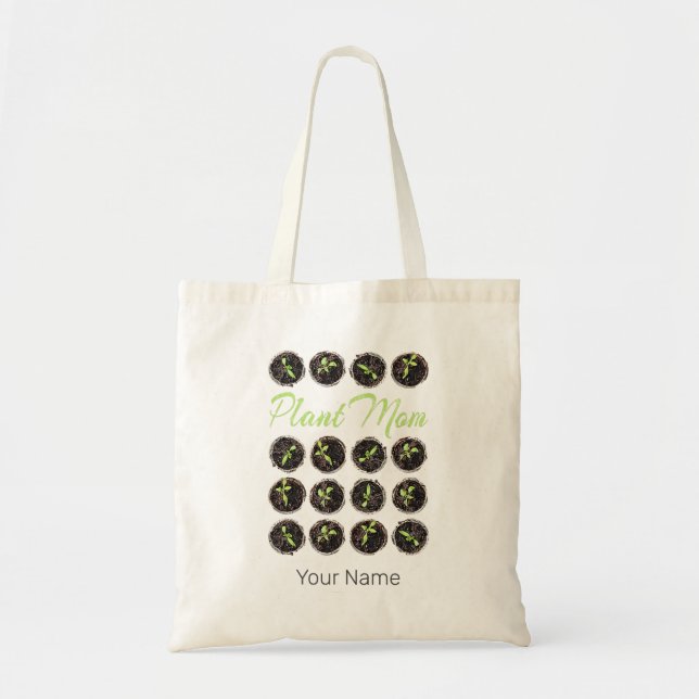 Bolsa Tote Planta Mãe Jardim Flor Jardineiro Jardineiro Jardi (Frente)