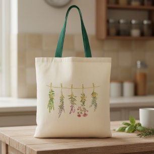 Bolsa Tote Plantas aromáticas secas Herbos aquíferos Saco