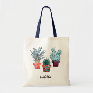 Bolsa Tote Plantas De Cactus