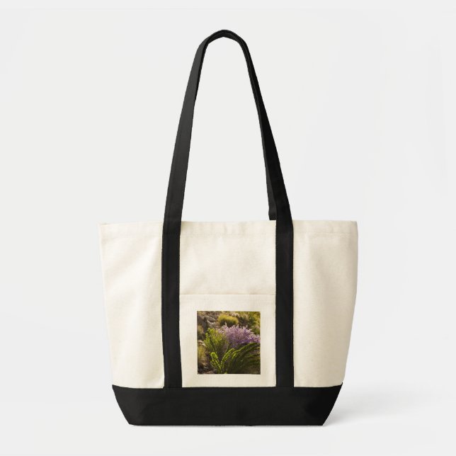 Bolsa Tote Plantas do deserto de Chihuahuan em floração (Frente)