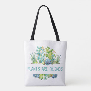 Bolsa Tote Plantas e Flores