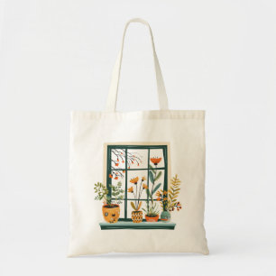Bolsa Tote Plantas em Vasos na Janela Viagem