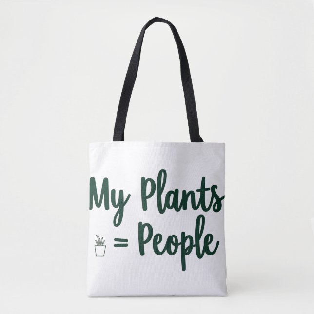 Bolsa Tote Plantas = Pessoas (Frente)