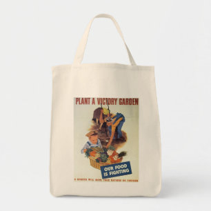 Bolsa Tote Plante uma horta da vitória