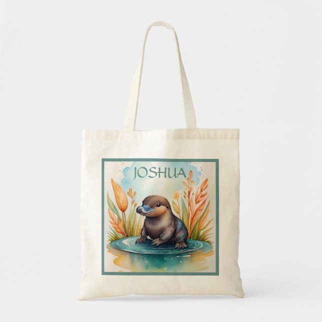 Bolsa Tote Platypus baby australiano (Frente)