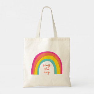 Bolsa Tote play all day rainbow Tote & Shopping Bags