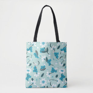Bolsa Tote Playful Koala Pattern Cute Animal e Nature Art