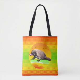 Bolsa Tote Playpus Na Terra Do Sol