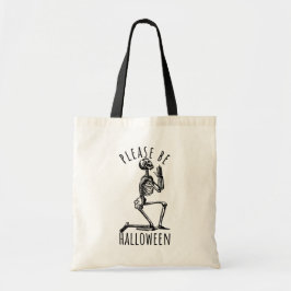 Bolsa Tote Please Be Halloween Spooky Season Skeleton Bones