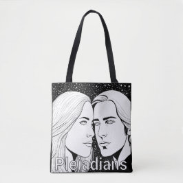 Bolsa Tote Pleiadianos Extraterrestres Altos Feminino e Mascu