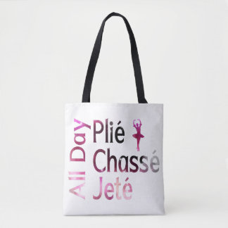 Bolsa Tote Plie, Chasse, Jete ~ Balé
