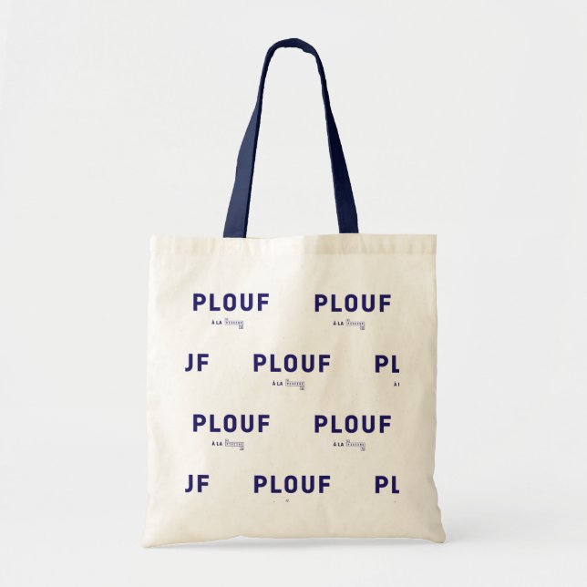Bolsa Tote Plouf plouf plouf à La Piscine (Frente)
