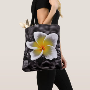 Bolsa Tote Plumeria Frangipani Hawaii Flower