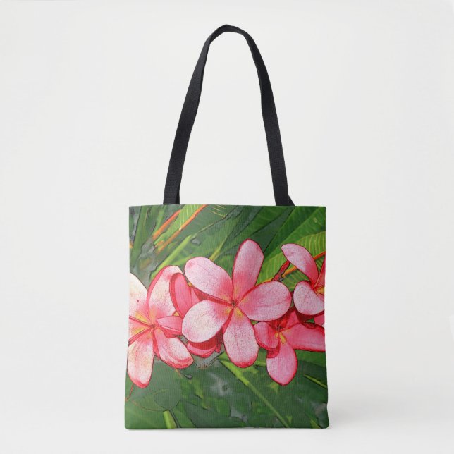 Bolsa Tote Plumerias (Frente)