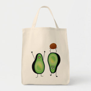 Bolsa Tote Poço engraçado do verde do handstand dos aplauso