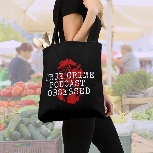 Bolsa Tote Podcast do Crime Verdadeiro Obcecado (Criador carregado)