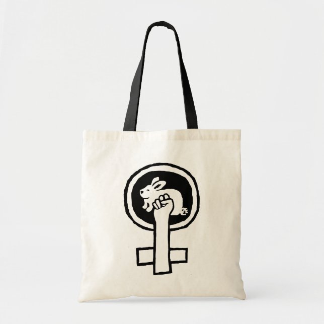 Bolsa Tote Poder do coelho! Produtos oficiais de Susan (Frente)