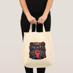 Bolsa Tote Poder Feminino Steampunk Punho - Empoderamento Fem