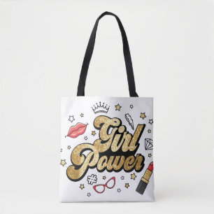 Bolsa Tote Poder Menina: Esfolada Feminista.