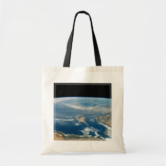 Bolsa Tote Poeira Sobre O Mar Mediterrâneo E A Ilha De Chipre