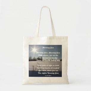 Bolsa Tote Poem Morning Star Por Ladee Basset