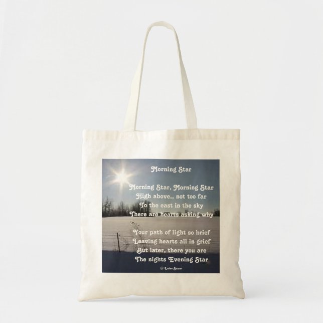 Bolsa Tote Poem Morning Star Por Ladee Basset (Frente)