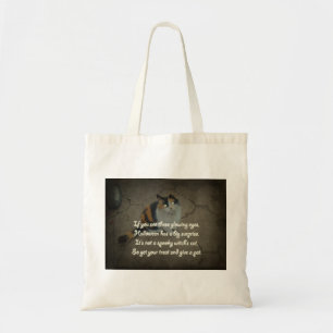 Bolsa Tote Poema de Halloween - Calico Cat