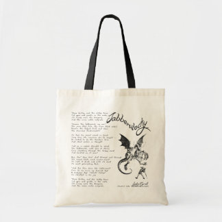 Bolsa Tote Poema de Jabberwocky