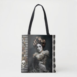 Bolsa Tote Poetic Gothic Motifs