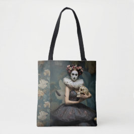 Bolsa Tote Poetic Gothic Motifs