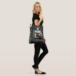 Bolsa Tote Poetic Gothic Motifs
