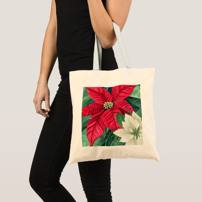 Bolsa Tote Poinsettia (Frente (produto))